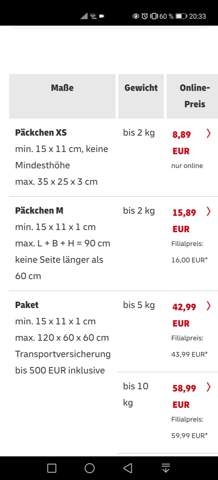 Wie viel kostet der Versand eines Päckchens nach China? Wie viel kostet der Versand eines Päckchens nach China?