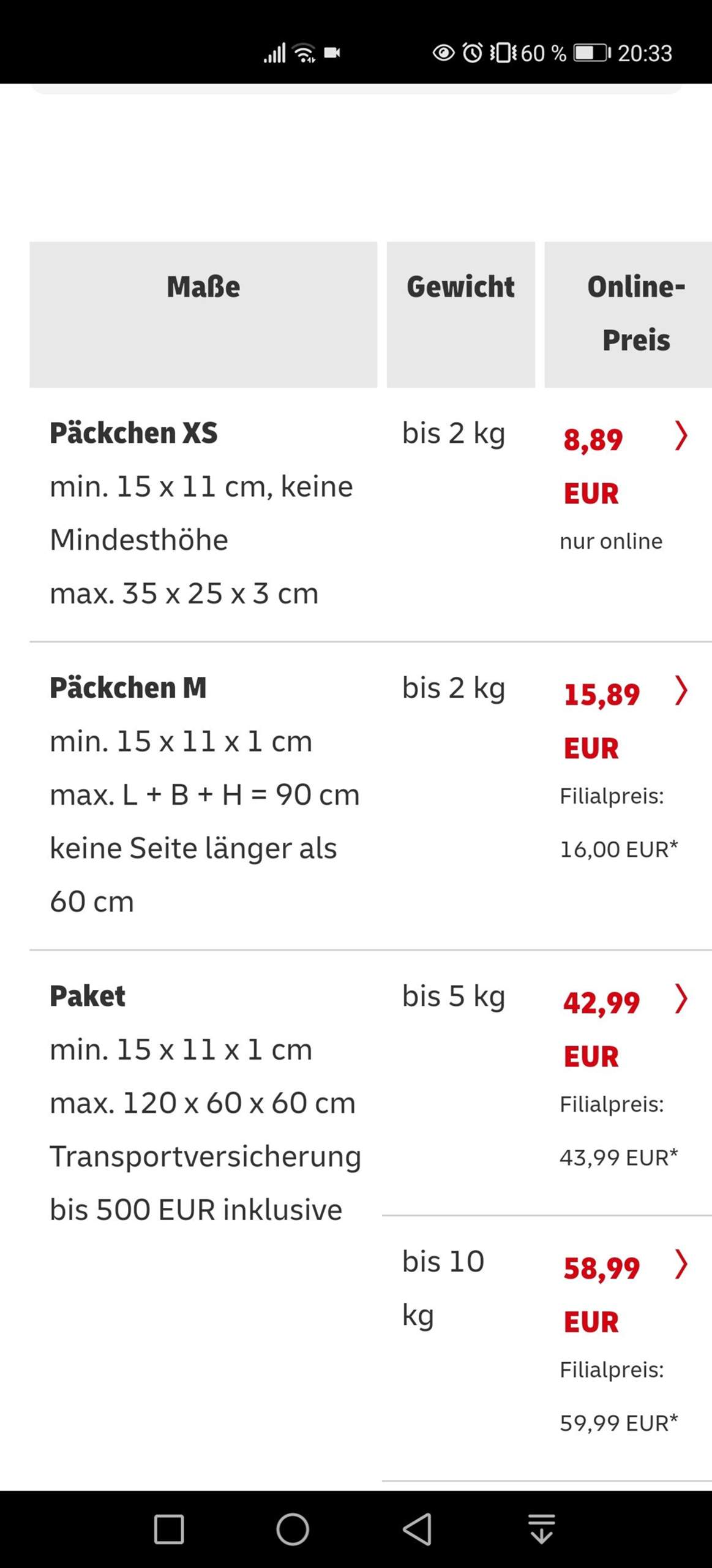 Was Kostet Ein Paket Nach China