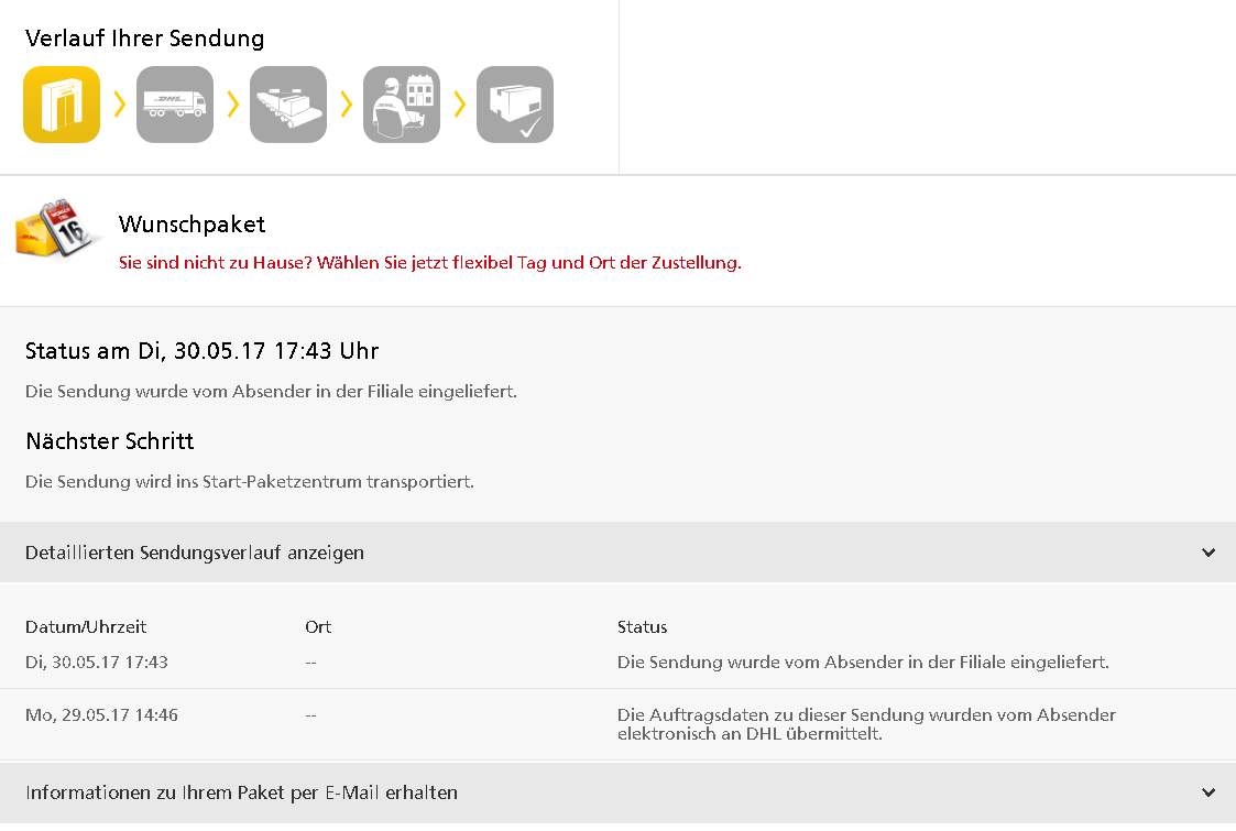 DHL Paket seit 23 Tagen in der Filiale am hängen? (Post, Versand) DHL Paket seit 23 Tagen in der Filiale am hängen? (Post, Versand)