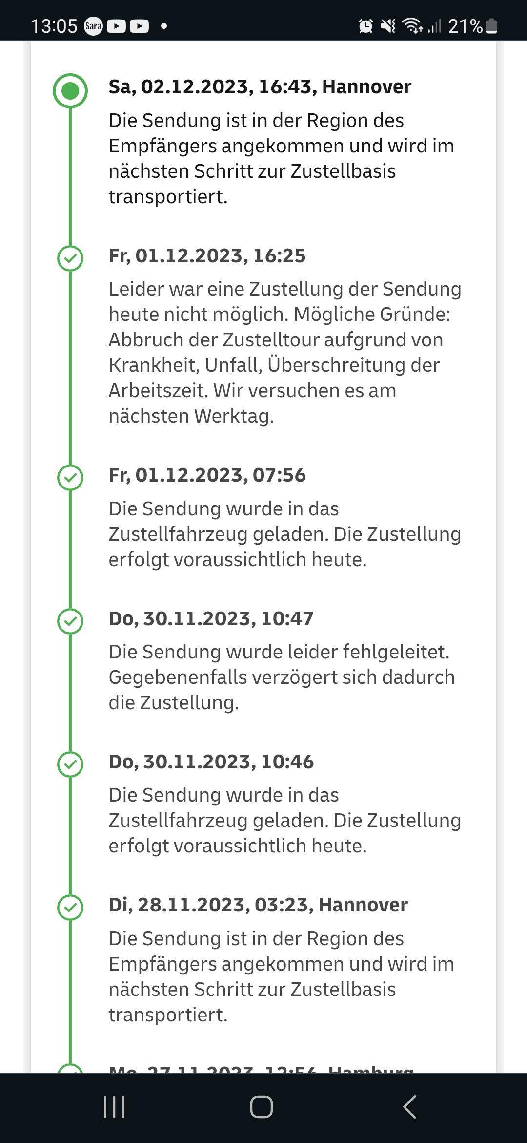 Dhl Paket verzögerung? (Post, Versand, Bestellung)