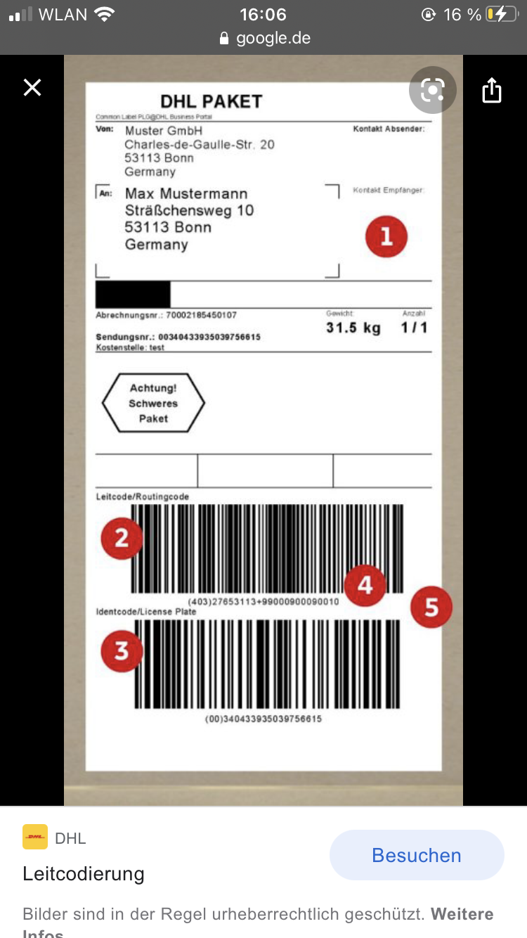 Dhl Retoure Ohne Qr Code Qr Code