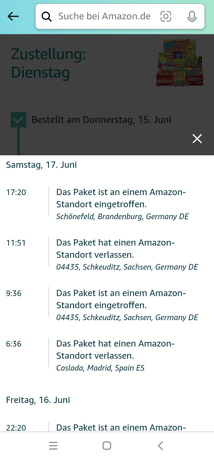 DHL Sendungsstatus offen? (Amazon, Post, Versand)