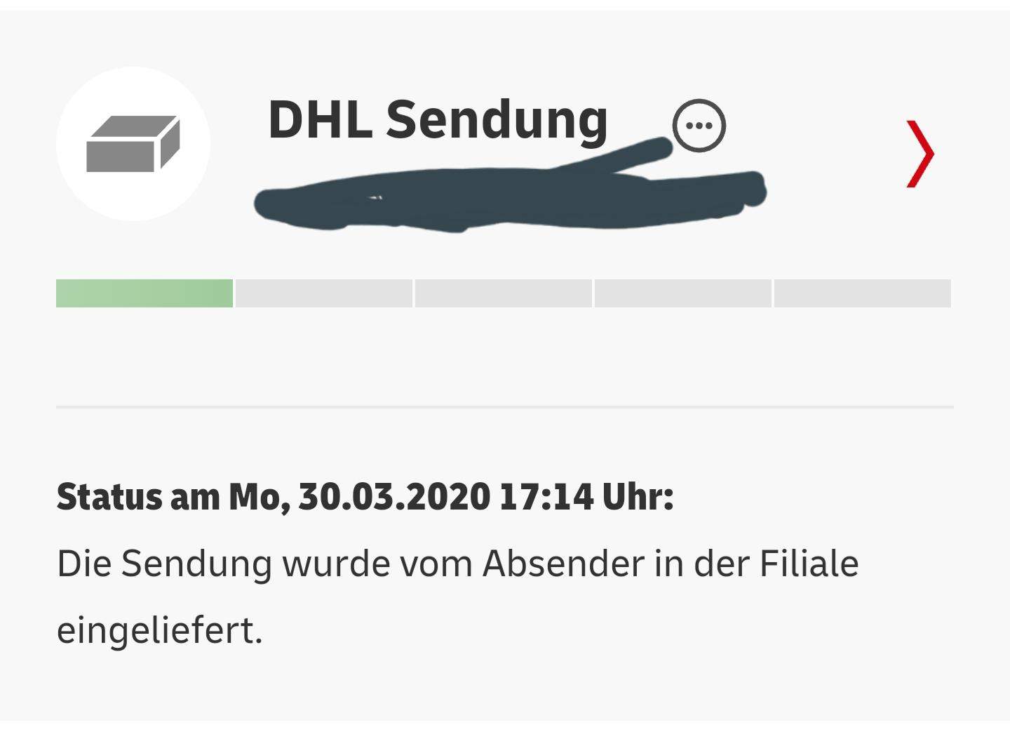 Dhl Sendungsstatus Paket In Der Filiale ändert Sich Nicht Post