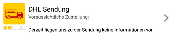 - (Fehler, Paket, DHL)