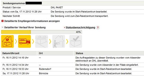 Dhl Sendungsverfolgung Unterschiedliche Start Paketzentren In Einer Lieferung Paket Paketzentrum