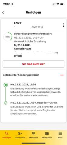 DHL-Tracking verwirrend?