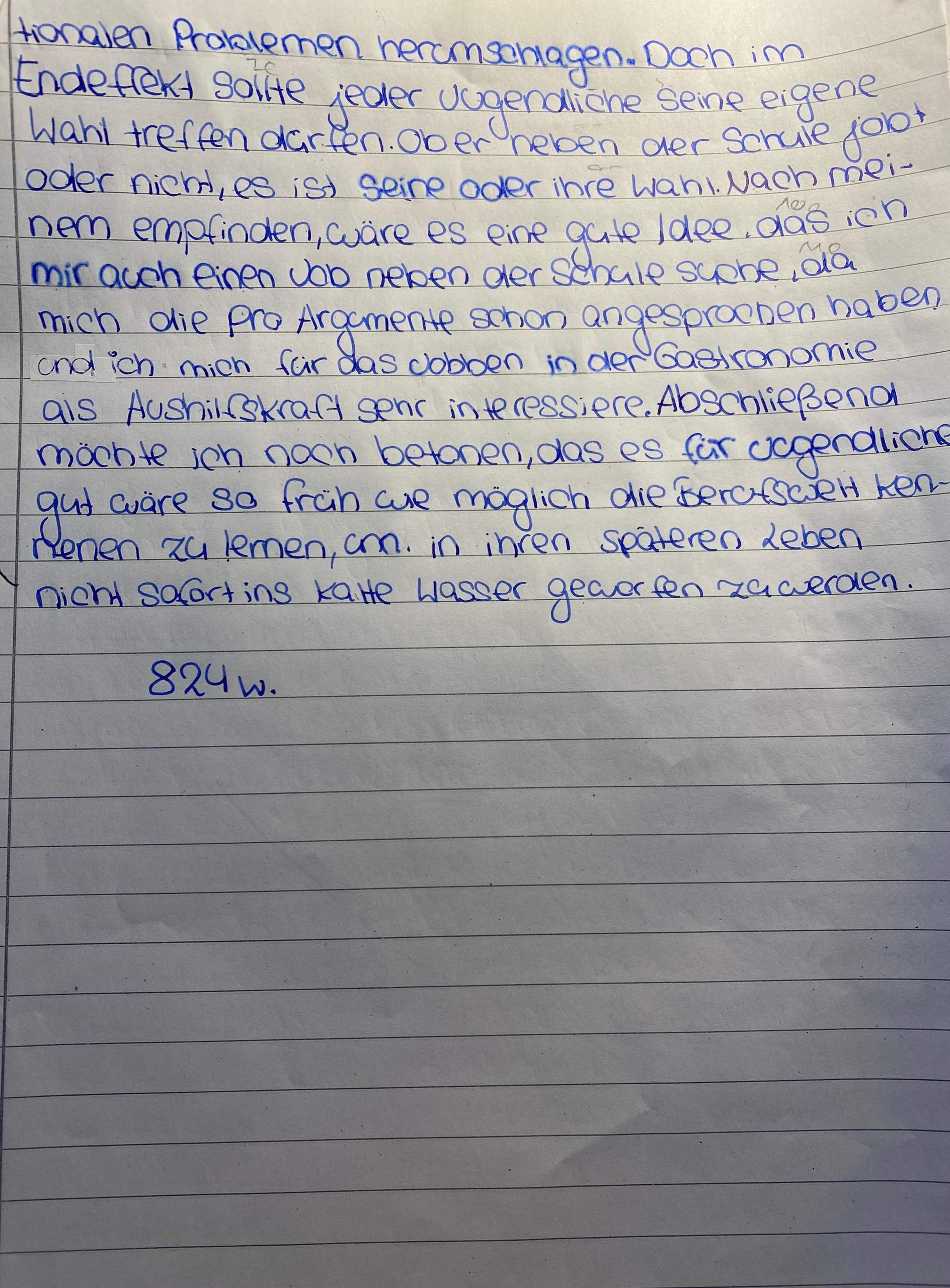 Dialektische Erörterung Beispiel Mit Lösung