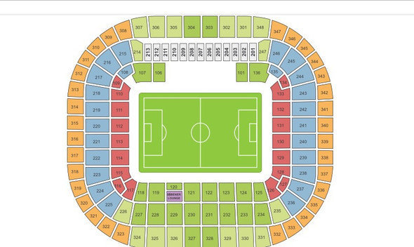 Sitzplätze  - (Sport, Fußball, Ticket)