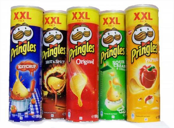 Die aktuellen Standard Pringles - (Chips, Sorten, Pringles)