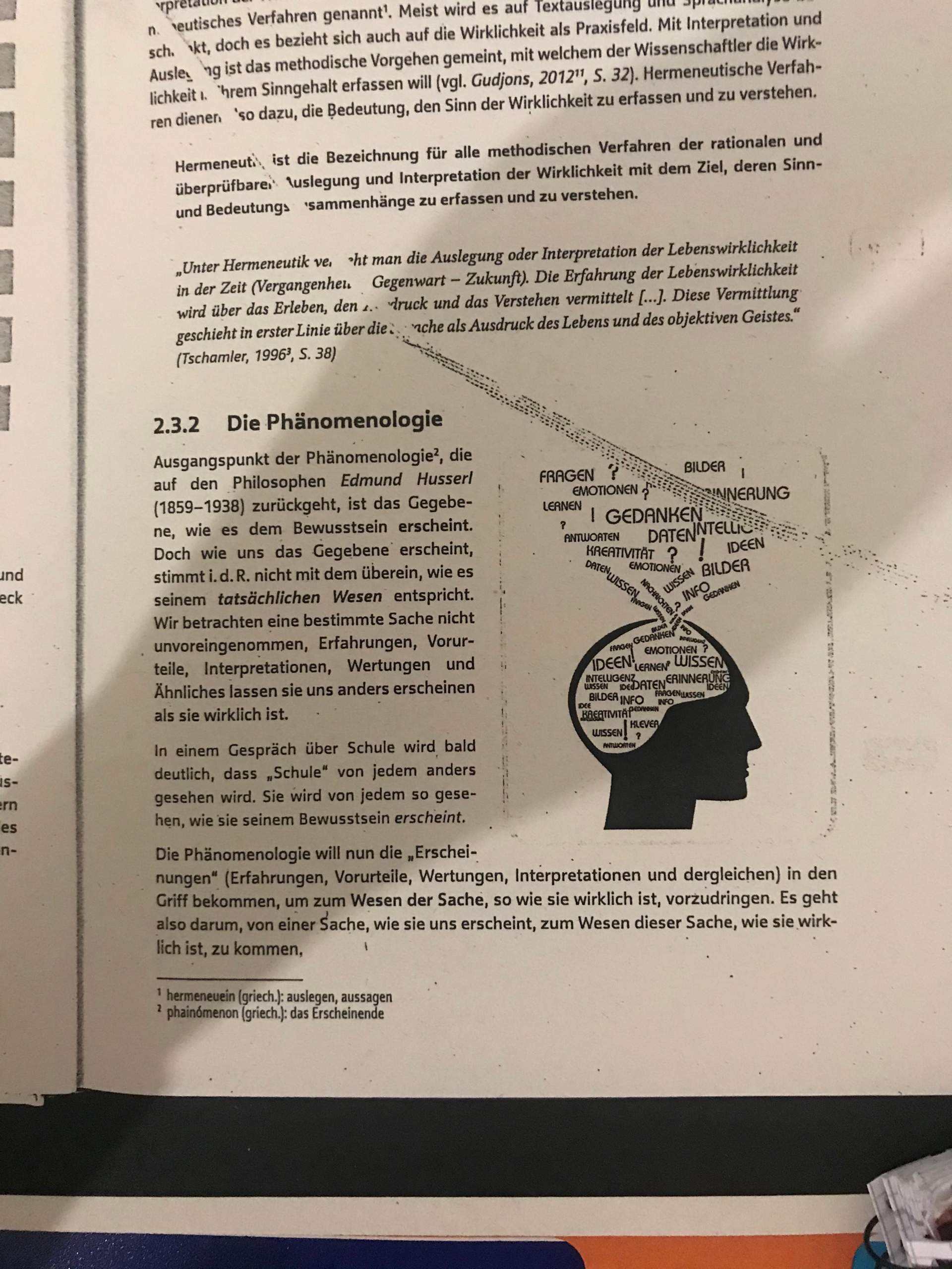 Die phänomenologie als Geisteswissenschaftliche Methoden? (Computer ...