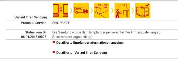 DHL Status - (Paket, DHL)