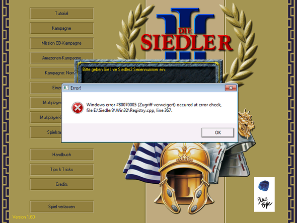 Die Siedler 3 Seriennummer Video Problem Computer Pc Freizeit