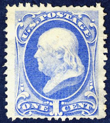 Diese One Cent Benjamin Franklin Briefmarke Wertvoll Amerika Brief Briefmarken