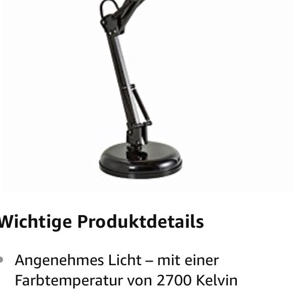 Dimmbare LED Lampen Lampe Fernsteuerung Schreibtischlampe