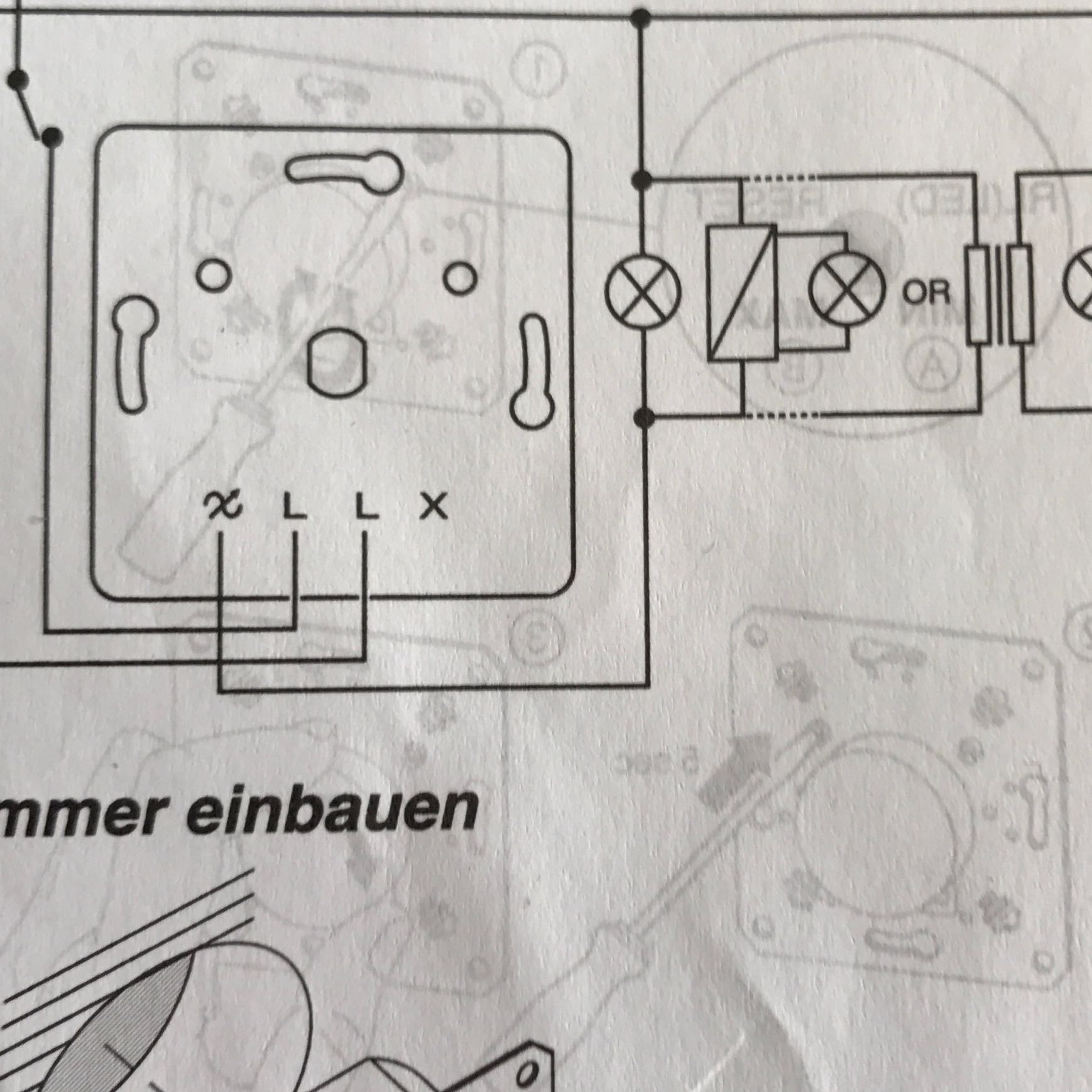 Dimmer Wechselschalter Schaltplan