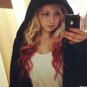 Dip Dye Nur Die Haarspitzen Farben Mit Normaler Tonung