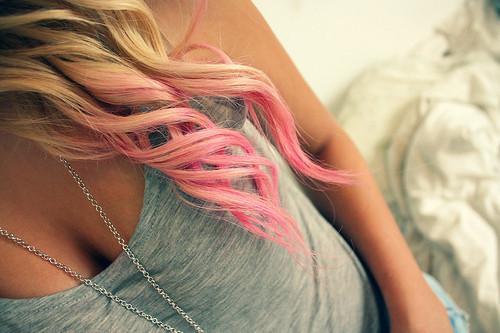 dip dye hair rosa - (Haare, Dip Dye Hair)