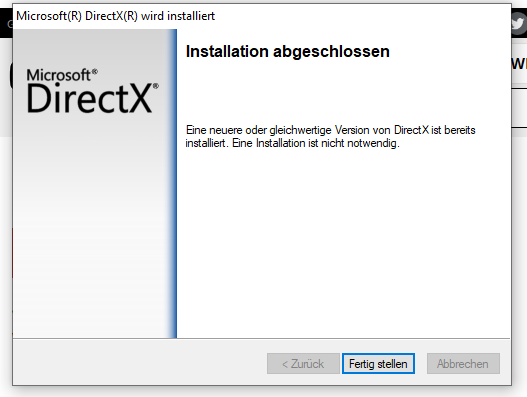Directx Neuinstalieren Hilfe Computer Pc Technik