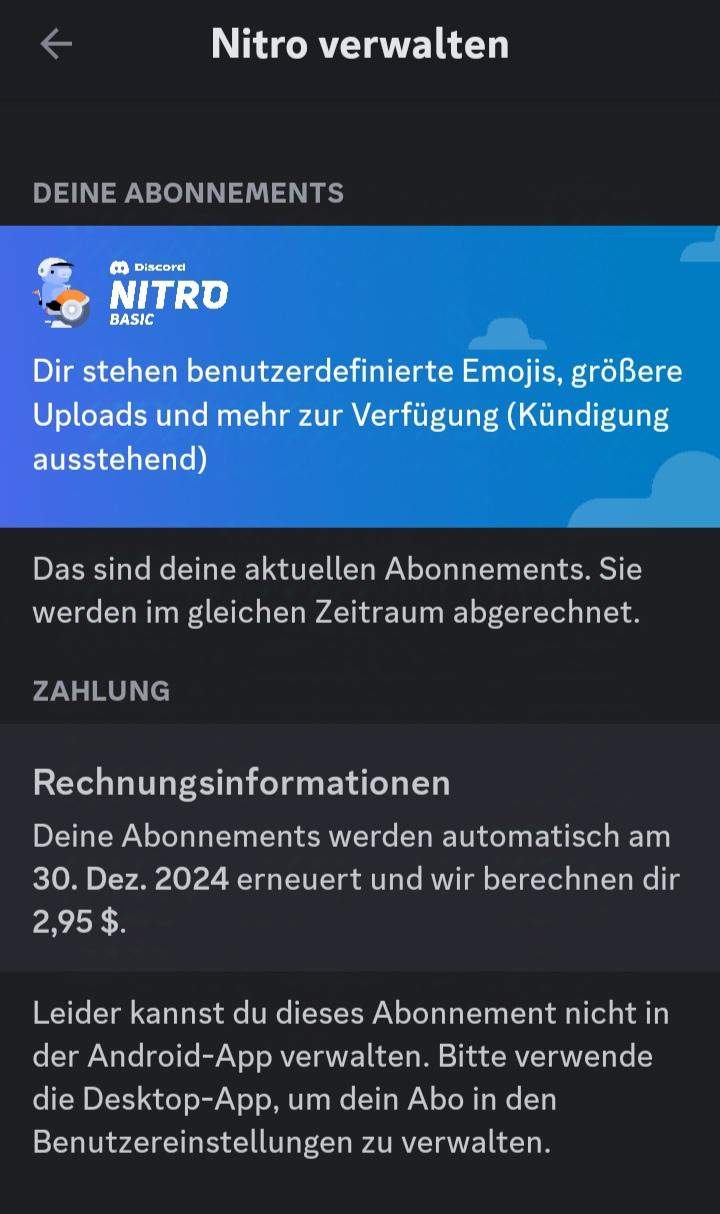Wenn Ich Es Richtig Verstanden Habe Englisch Discord Nitro zum Geschenk bekommen, steht aber dort, (wenn ich es