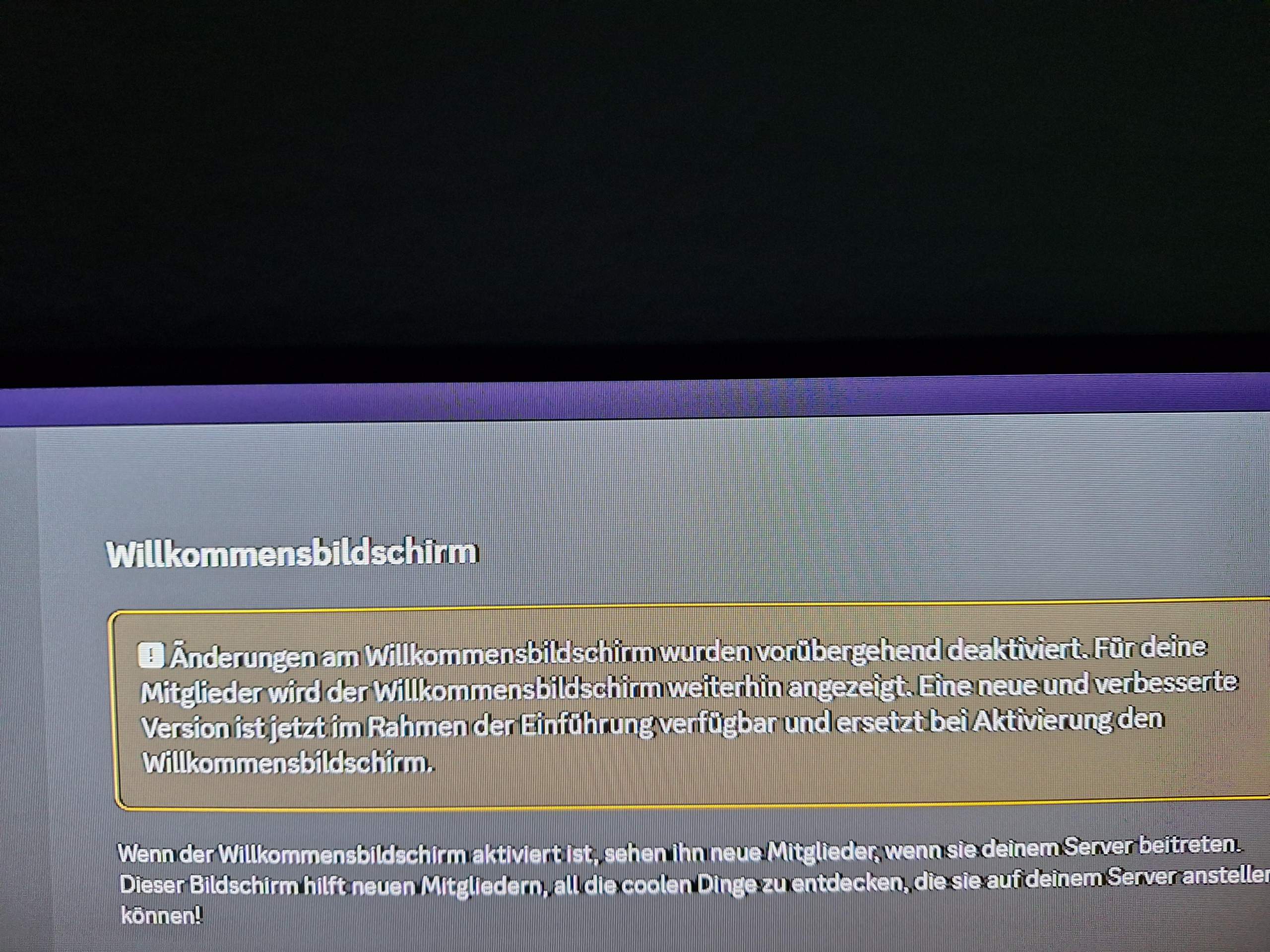 Amazon Prime Video Ihre Anfrage Kann Nicht Bearbeitet Werden Discord Willkommensbildschirm kann nicht bearbeitet werden? (Einstellungen)
