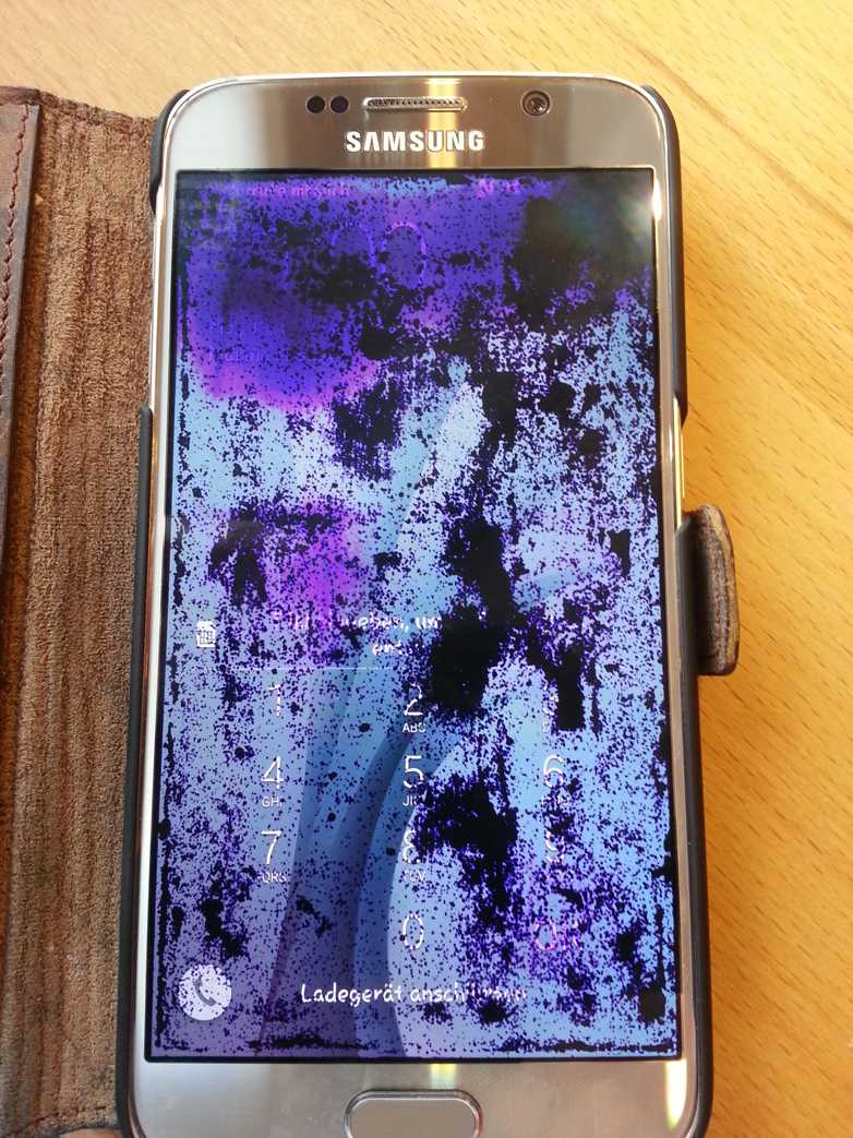 Samsung S6 Bildschirm Problem