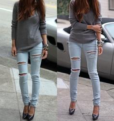 Soll ungefähr so ausschauen :3 - (Beauty, Jeans, DIY)