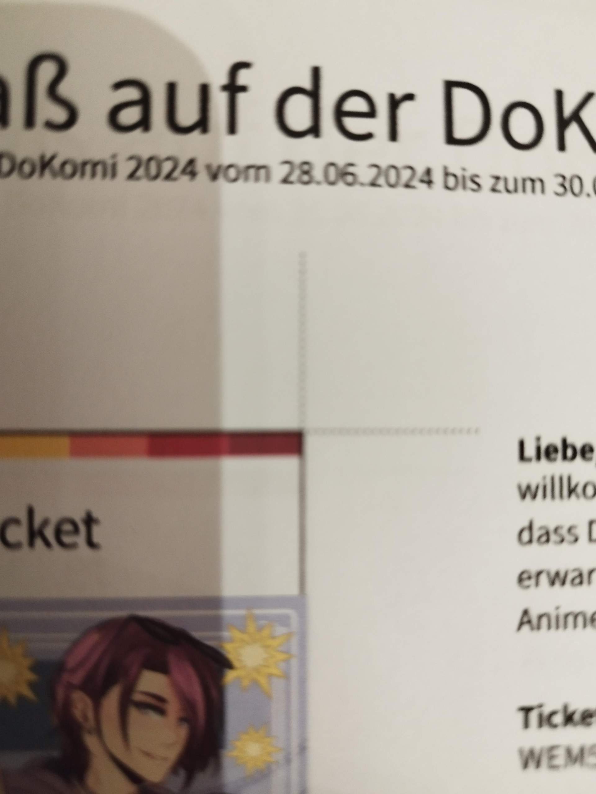  Dokomi ticket? (Cosplay) Bildidee 
