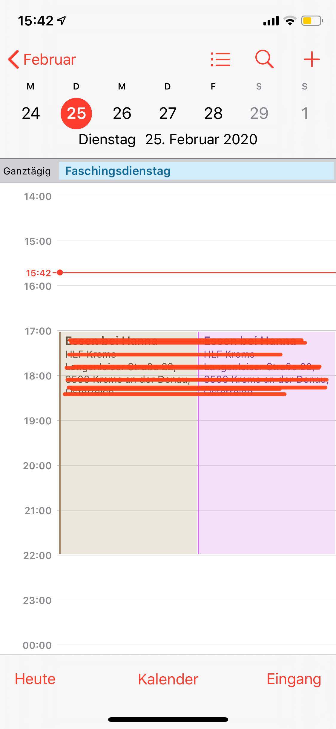 Doppelte Termine im IOS Kalender? (iPhone) Ios 11 Kalender Termine Kopieren