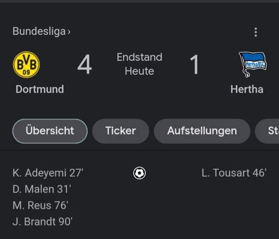 Dortmund gegen Hertha?