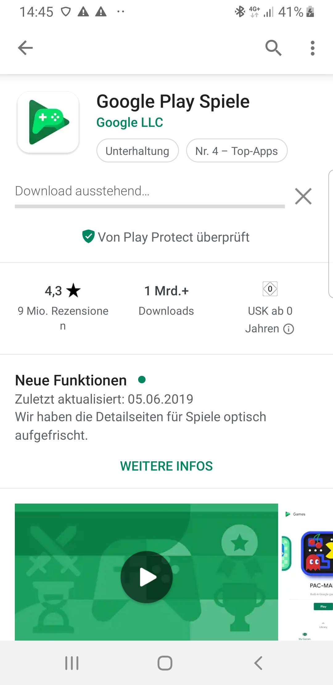 Ausstehend store google play download Play Store