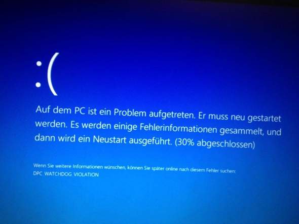 "DPC Watchdog Violation" (Windows 8.1) hilfe?