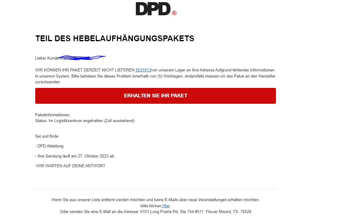 DPD Fake-Email Link Angeklickt? (E-Mail, Virus, Hacker)