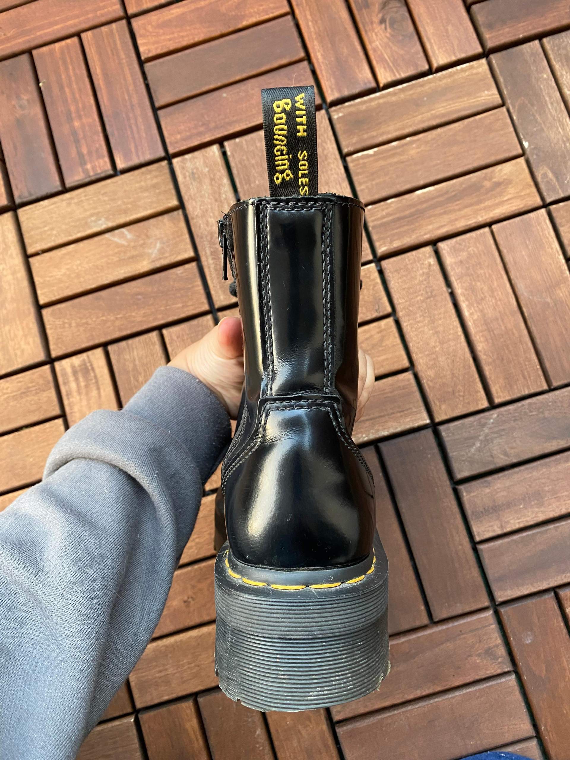 Doc martens fake leder Clearance