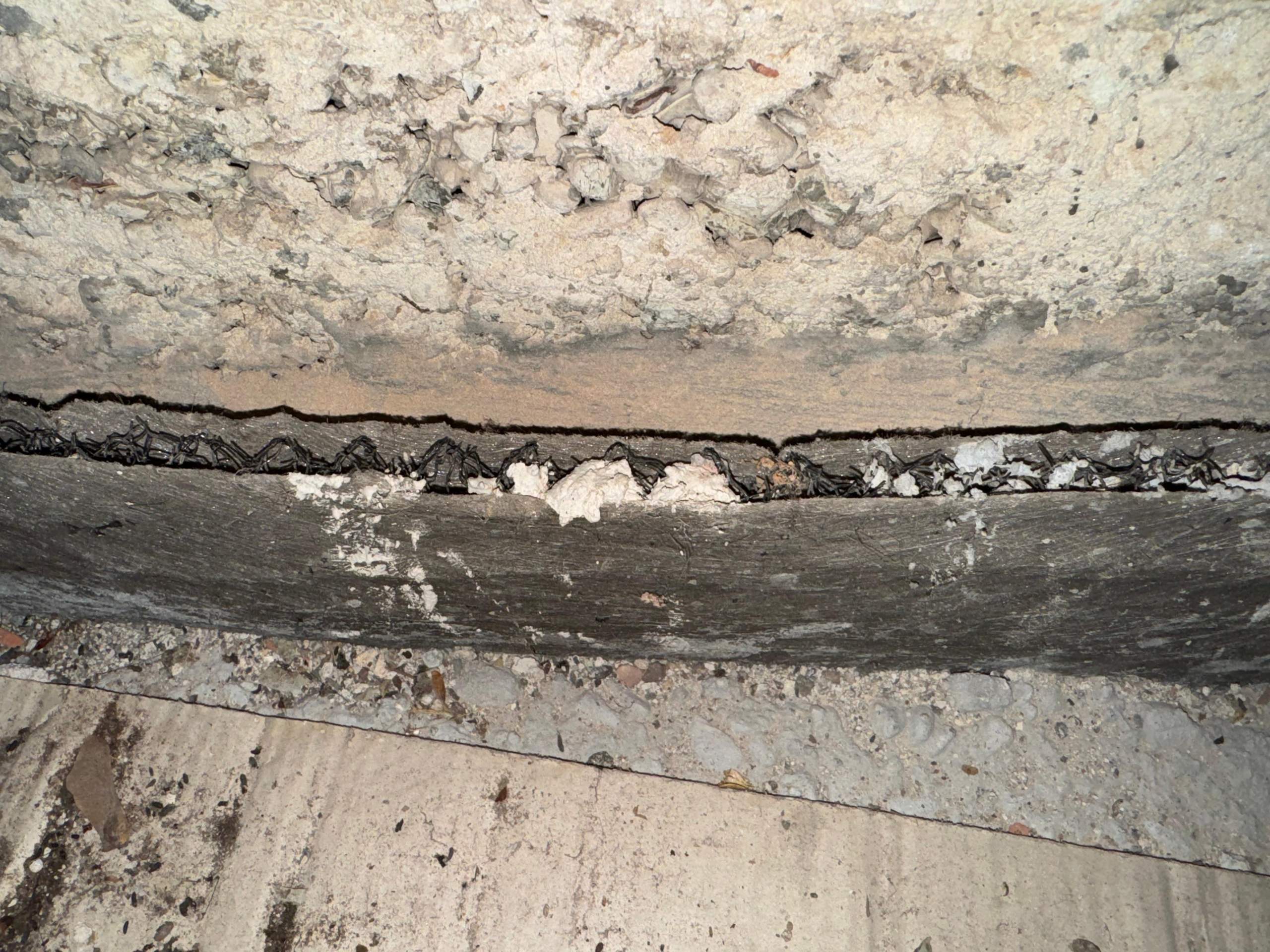 Spalt Zwischen Betontreppe Und Wand Schlieen