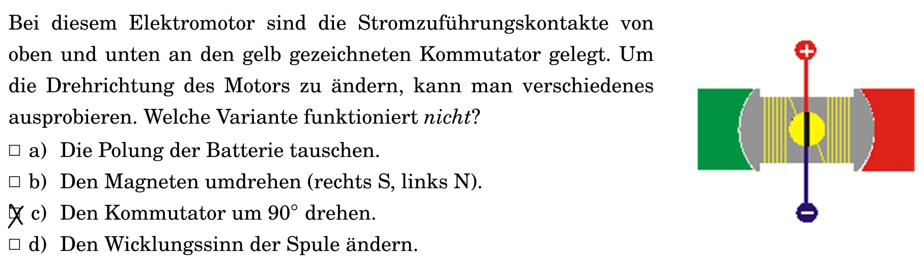 Wie Kann Man Die Drehrichtung Des Elektromotors ändern Drehrichtung des Motors ändern? (Elektromotor, Kommutator)