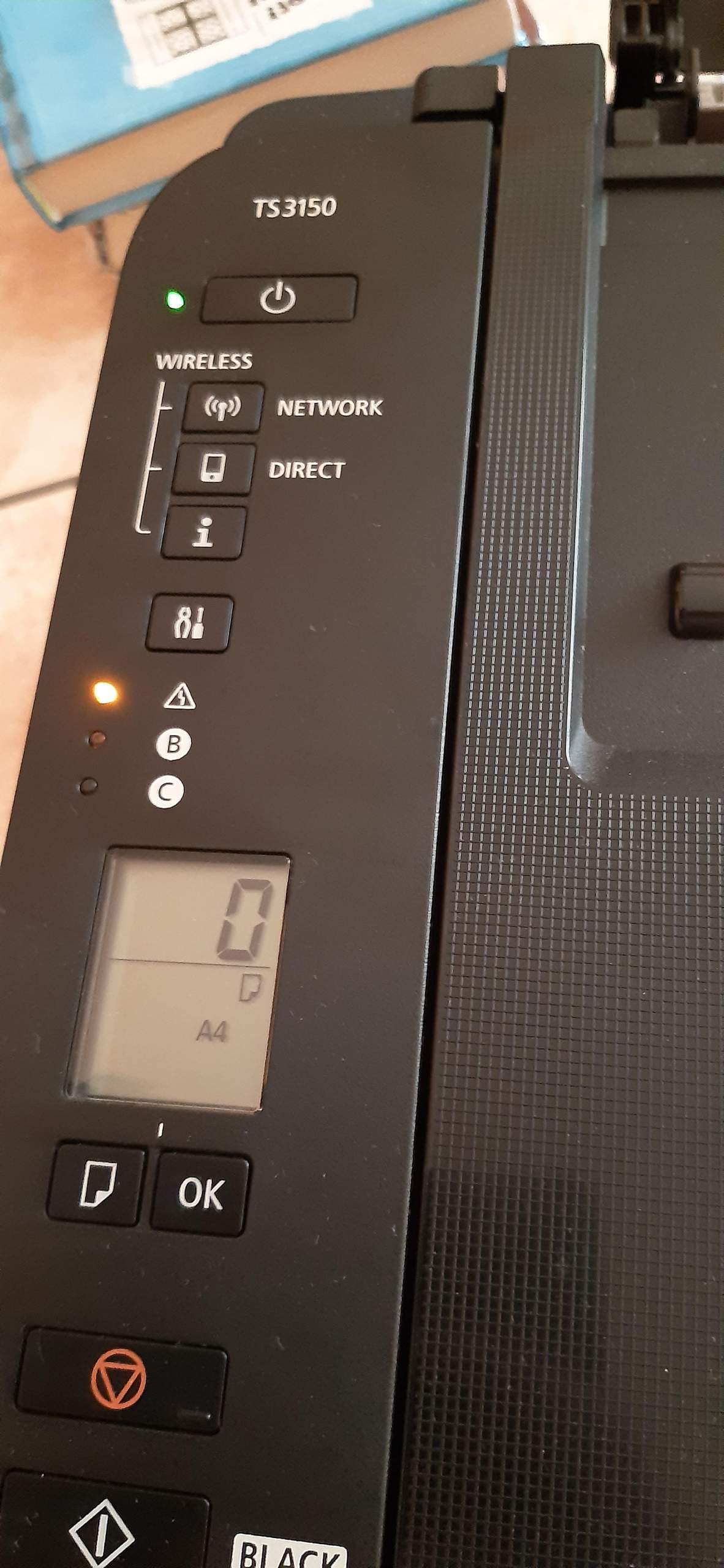 Dreieck von pixma drucker leuchtet? Technik, Technologie) Dreieck von pixma drucker leuchtet? Technik, Technologie)