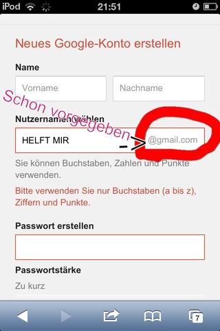 Bei Googlemail (http://www.gmail.com/ - (E-Mail, Web, web.de)