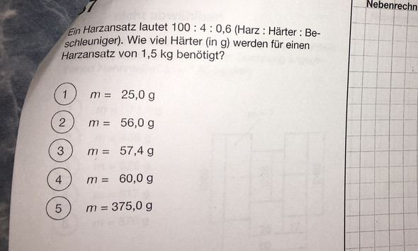 Harzansatz berechnen! - (Mathematik)