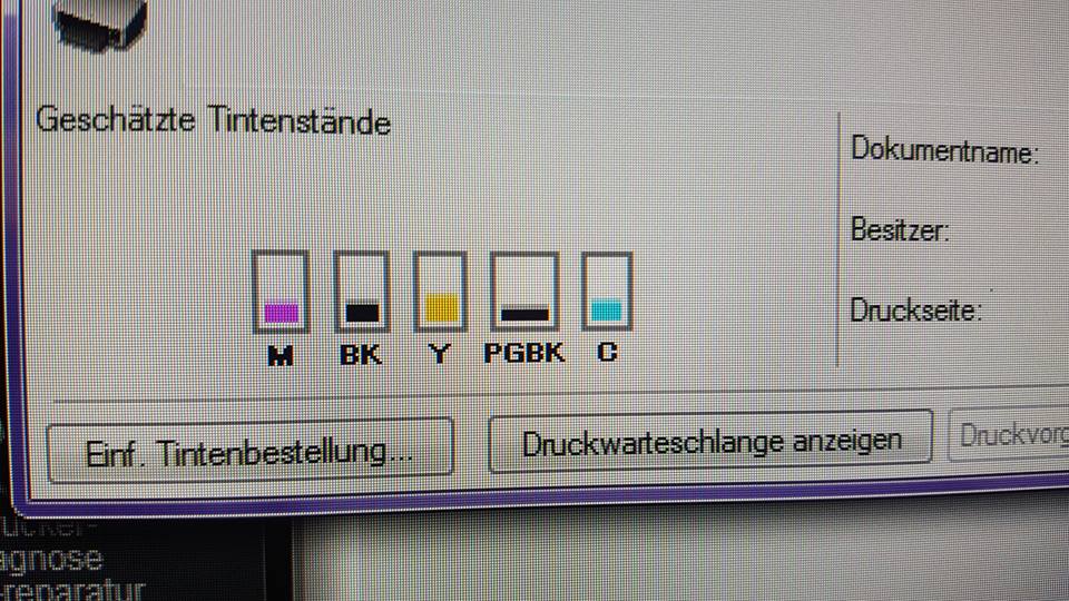 Drucker druckt nicht mehr richtig was tun? (Tintenpatronen)