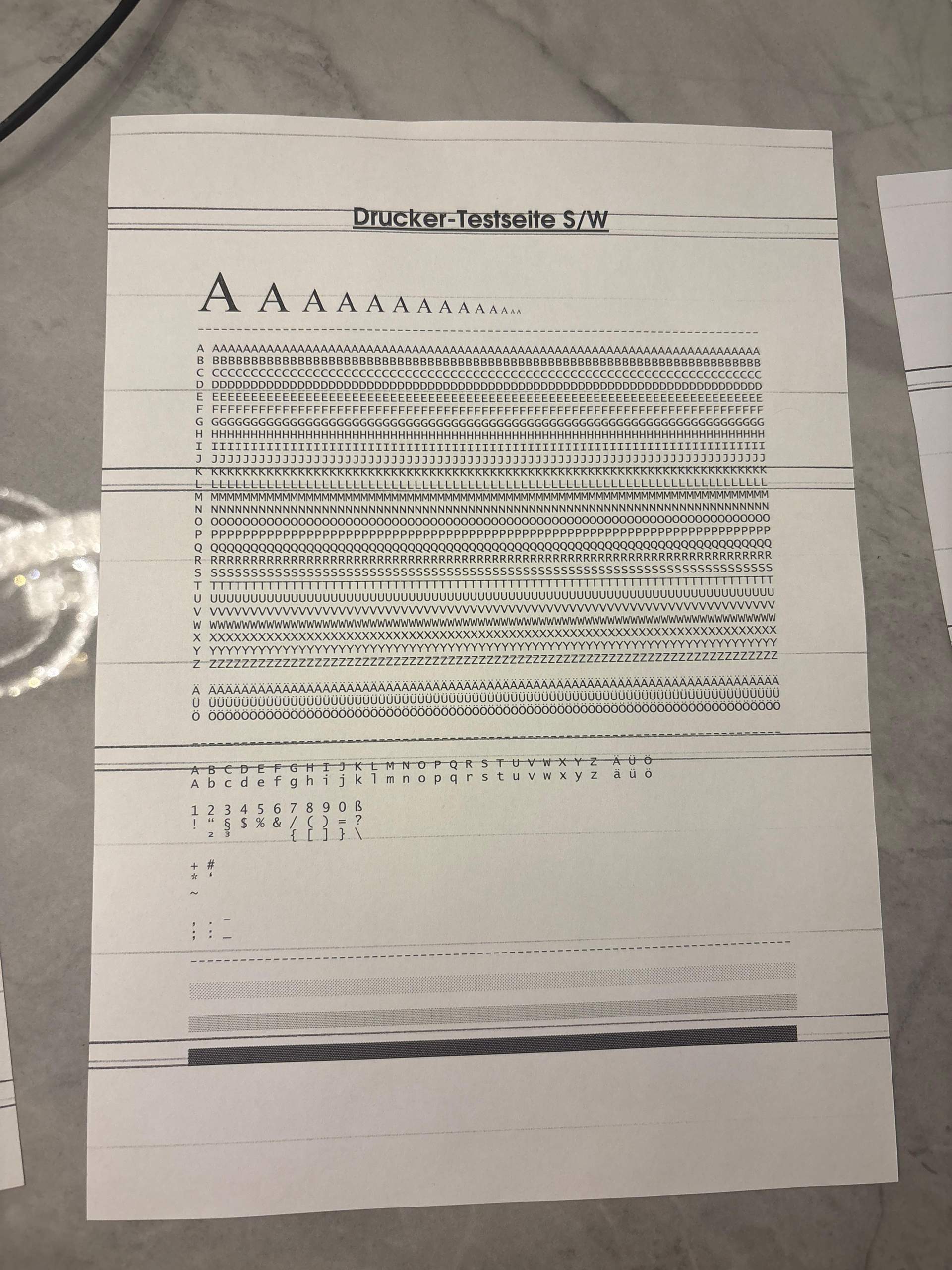 Drucker Fehler? (HP, 3D-Drucker, Tinte)