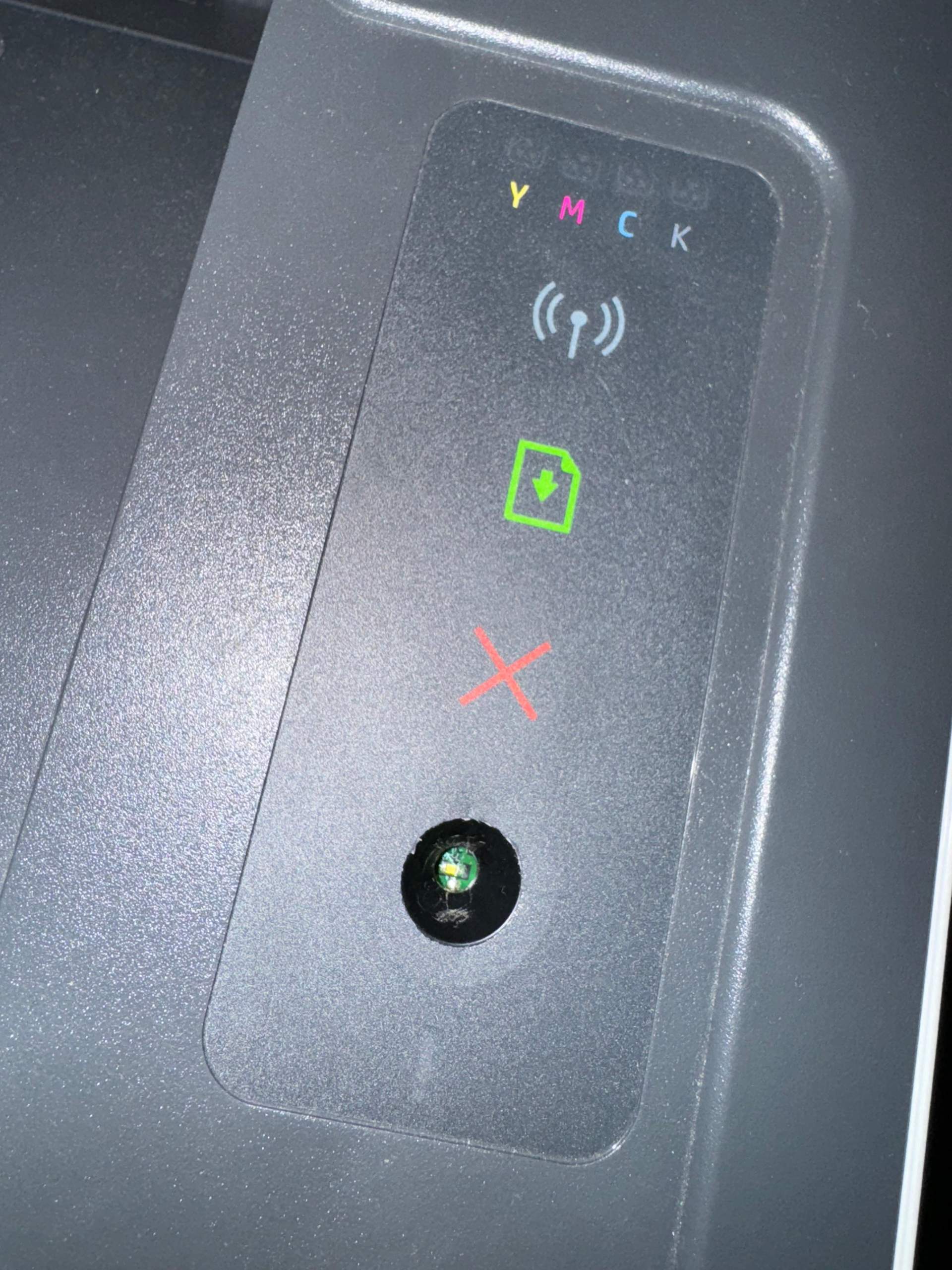 Drucker HP Color Laser 150nw EinschaltTaste wie reparieren? (Laserdrucker, HP LaserJet)