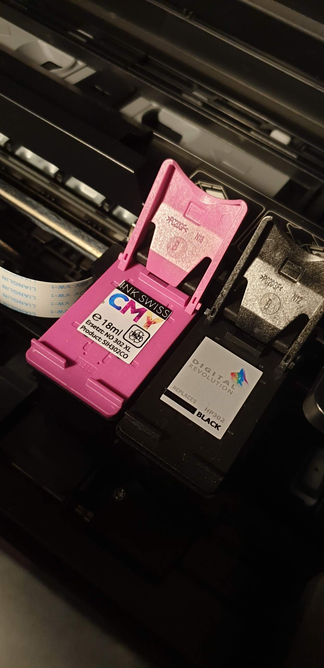 Drucker (HP Envy 4525) druckt sehr wenig bis gar keine Farbe? Technik, Technologie)