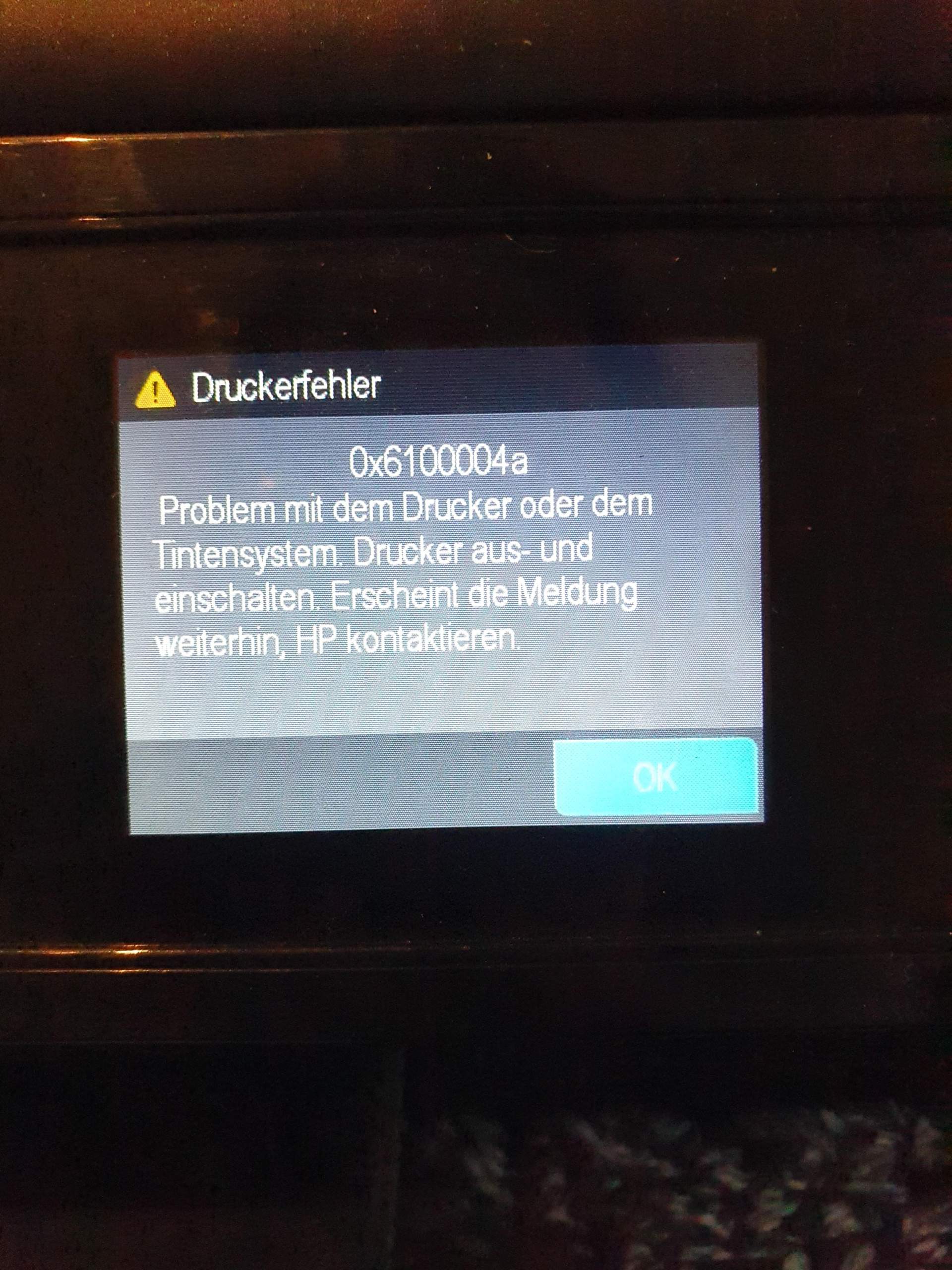 Drucker problem? (Technik, Technologie, HP)