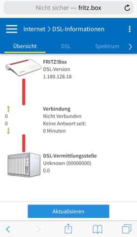 Dsl Wessen Seite Verbindet Nicht Computer Technik Internet
