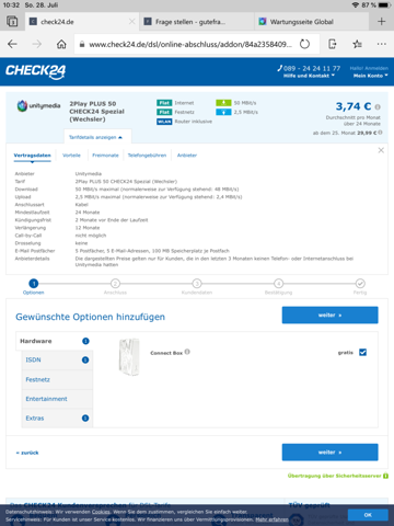 Dsl Wechseln Mit Check 24 Computer Internet Vertrag