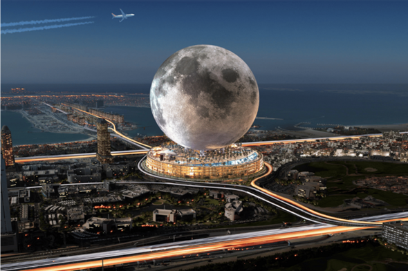 Dubai soll seinen eigenen Mond bekommen (In der Stadt)?