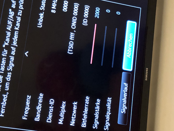 DVBT2HD keine Sender gefunden? (Samsung, TV, Fernsehen)