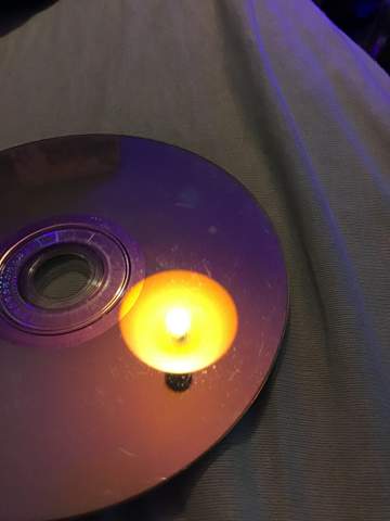 DVD hat Flecken die nicht weg gehen?