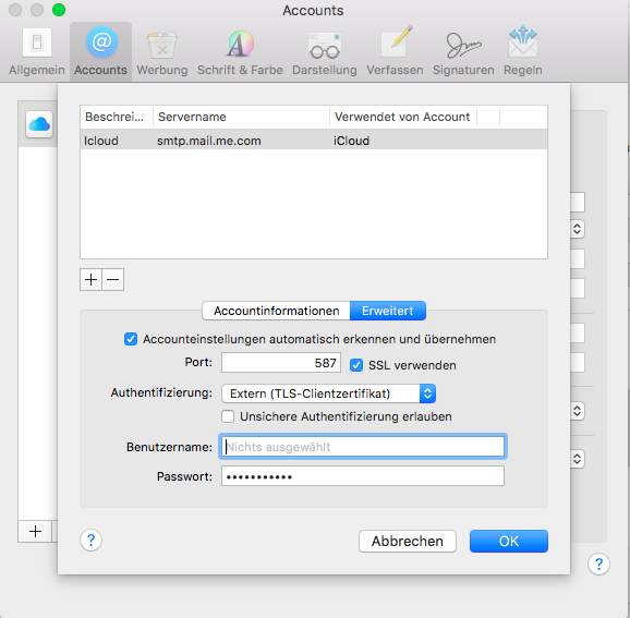 Mails Auf Handy Aber Nicht Auf Pc e-mails senden über mac Book (iCloud) nicht möglich. wie kann ich das