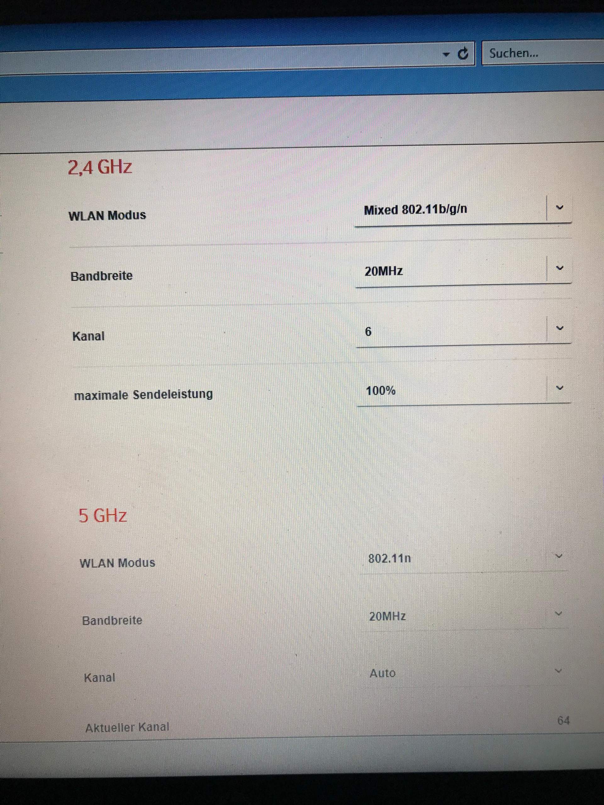 Easybox 2,4ghz auf 5ghz umstellen? WLAN)